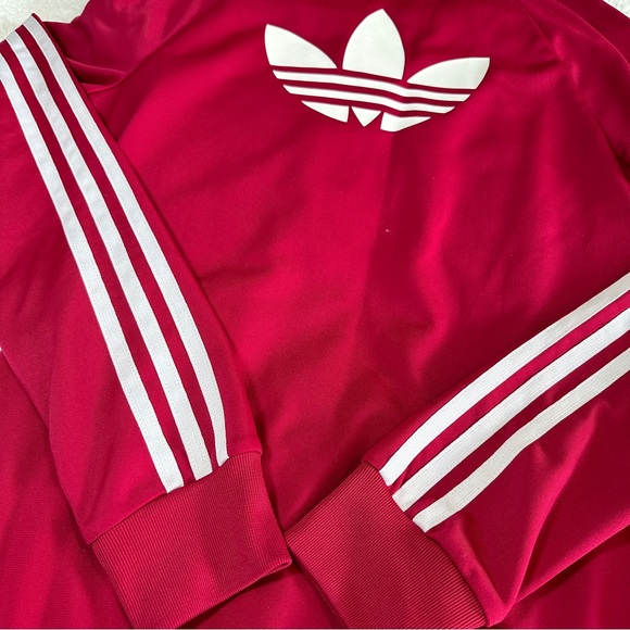 Adidas Three Stripe Hot Pink Jacket - Picture 5 of 8